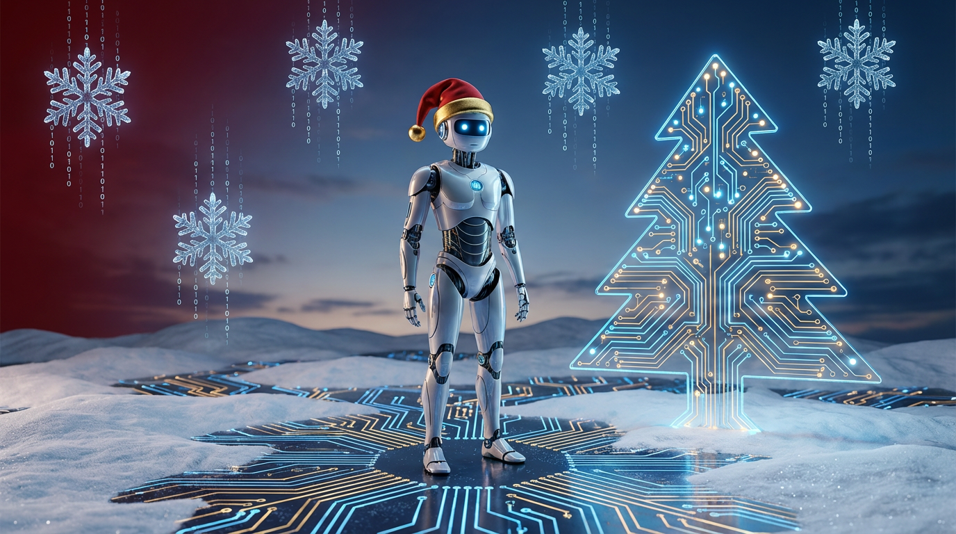 AI Christmas Background